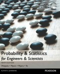 PROBABILITY & STATISTICS FOR ENGINEERING & SCIENTISTS