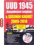 UUD 1945 (Amandemen Lengkap) & SUSUNAN KABINET 2009-2014